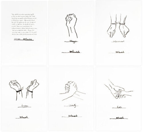 Nelson Mandela The Struggle Series van Nelson Mandela, Afdruk te koop op Singulart