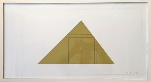 A book of silk screenprints, multiple Panel Paintings , 1992 (one piece of the series) by Robert Mangold, 版画 for Sale on Singulart