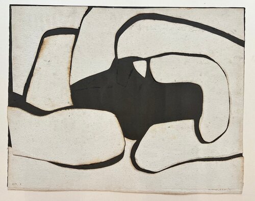 Composition by Conrad Marca-Relli, 종이 for Sale on Singulart