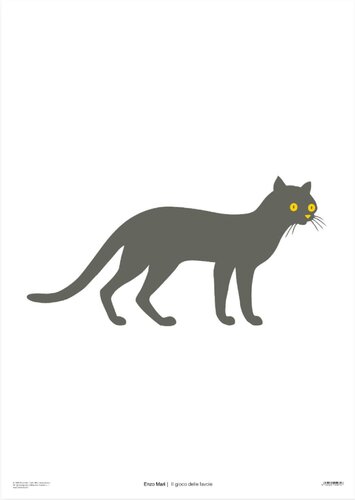 Cat - The Fable Game by Enzo Mari, Print for Sale on Singulart