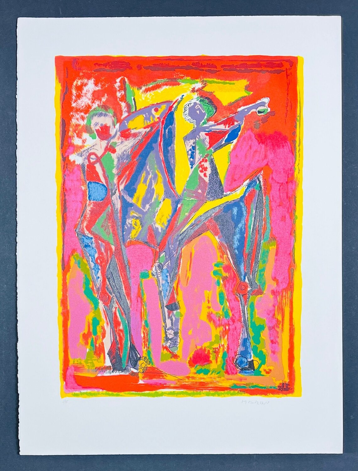 Marino Marini、scomposizione、希少画集画