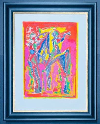 Marino Marini、personnages~temps 3、希少画集画