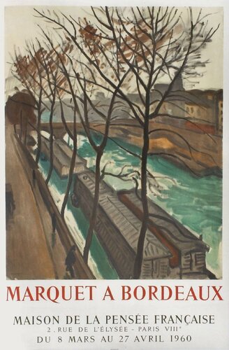 Expo 60 - Maison de la Pensée Française by Albert Marquet, Print for Sale on Singulart