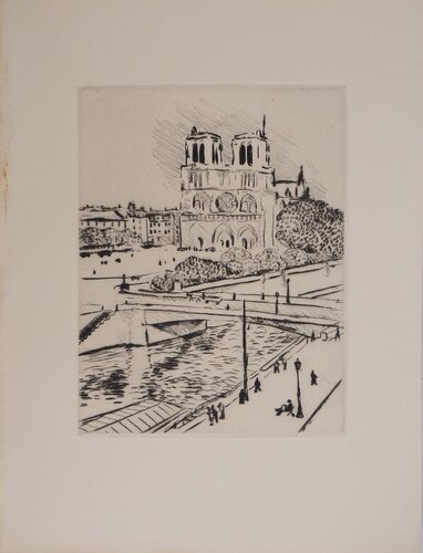 Tableaux de Paris : Notre-Dame von Albert Marquet, Druck kaufen auf Singulart