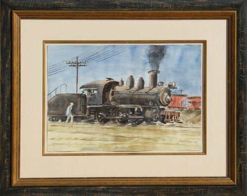 Locomotive de Reginald Marsh, Obra en papel a la venta en Singulart