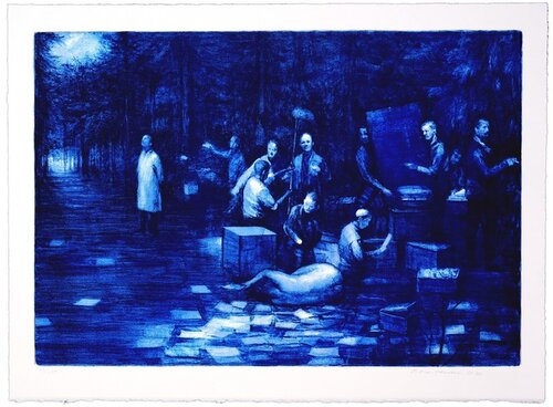 Sans titre di Peter Martensen, Stampa in vendita su Singulart