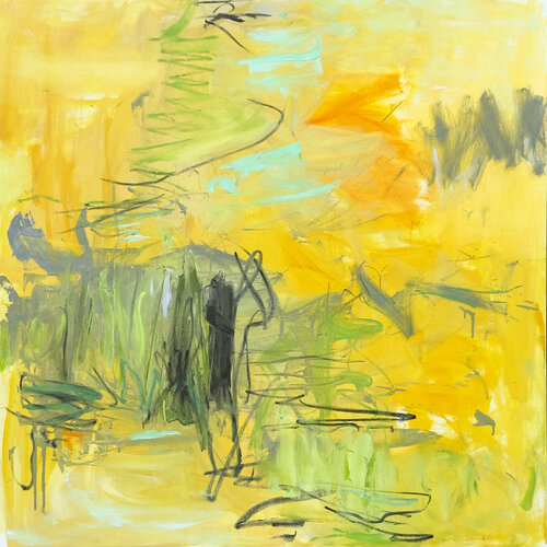 Golden Grass von Trixie Pitts, Malerei kaufen auf Singulart