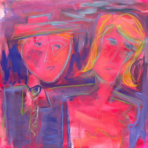 Happy Couple by Trixie Pitts, 회화 for Sale on Singulart