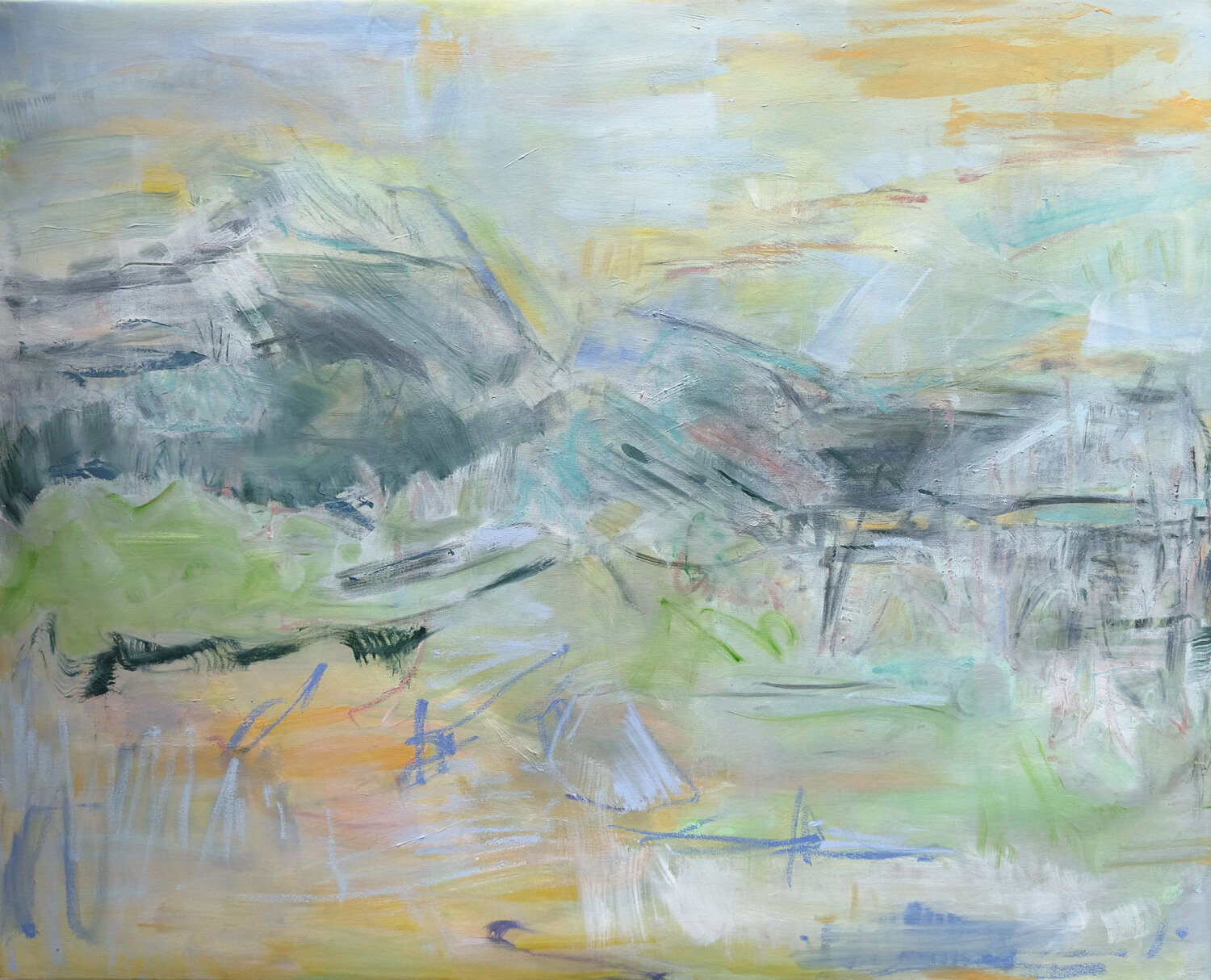 Mt. Yotei Trixie Pitts Origineel schilderij te koop