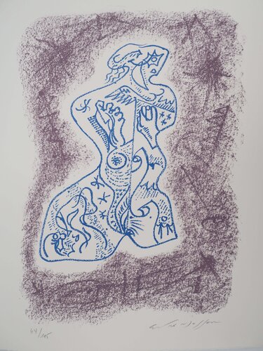 Femme aux tatouages surréalistes van André Masson, Afdruk te koop op Singulart
