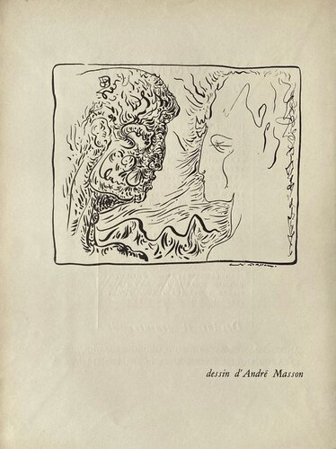 La Belle et la bête par André Masson, Œuvre sur papier en vente sur Singulart