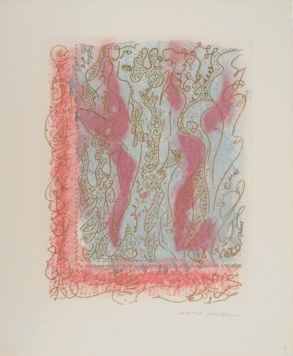 Effleurements érotiques, Gravure originale signée van André Masson, Afdruk te koop op Singulart