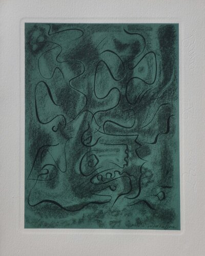 Elan dans la forêt, Gravure signée van André Masson, Afdruk te koop op Singulart