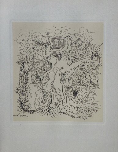 La Grèce tragique, Gravure signée van André Masson, Afdruk te koop op Singulart
