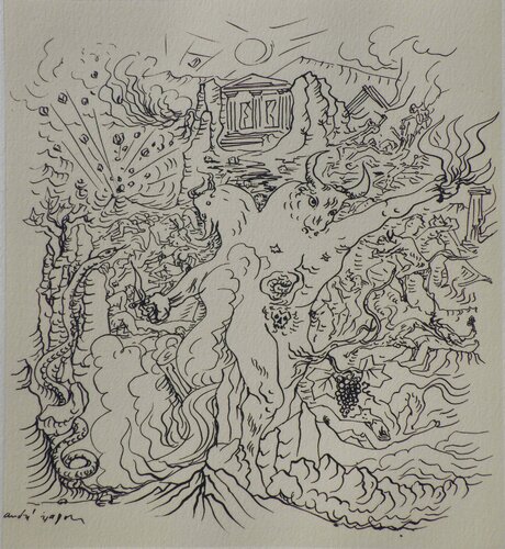 La Grèce tragiqu par André Masson, Édition en vente sur Singulart