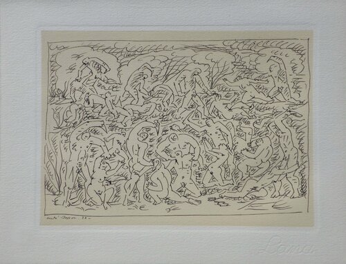 Le massacre, Gravure signée by André Masson, Print for Sale on Singulart