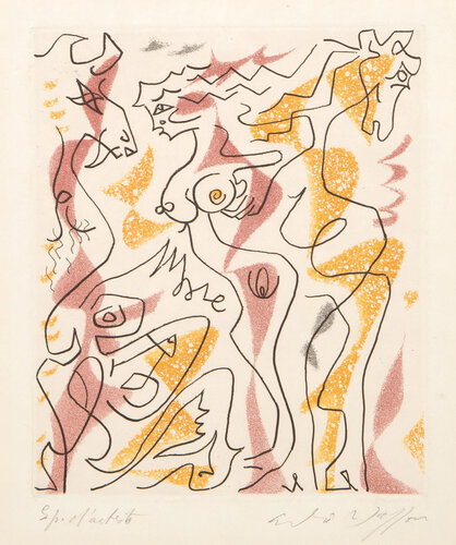 Plate (page 79) from Feuilles éparses van André Masson, Afdruk te koop op Singulart