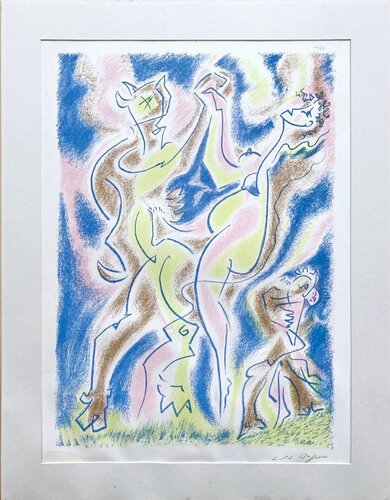 Nymphe et satyre van André Masson, Afdruk te koop op Singulart