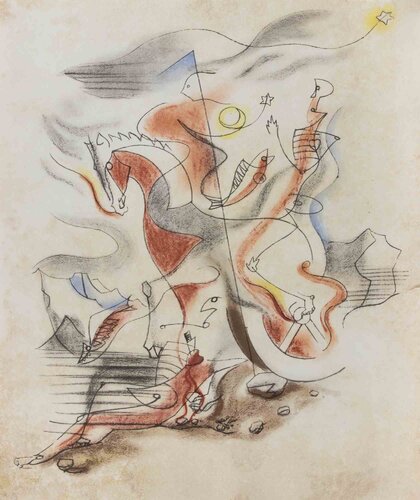 Horse and Knight by André Masson, Print for Sale on Singulart