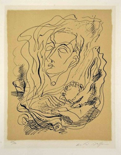 Human Thoughts (The Dreamer) by André Masson, Print for Sale on Singulart