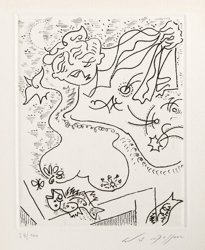 La nymphes de Fontainebleau by André Masson, Print for Sale on Singulart