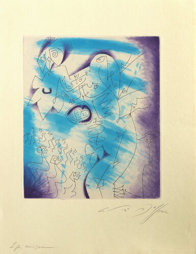 Blue Heart by André Masson, Print for Sale on Singulart
