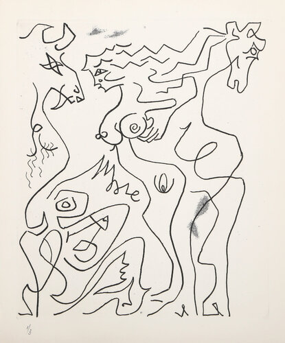Feuilles Épaisses II by André Masson, Print for Sale on Singulart