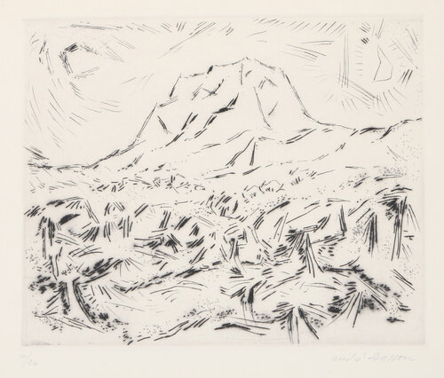 La montagne Sainte-Victoire by André Masson, Print for Sale on Singulart
