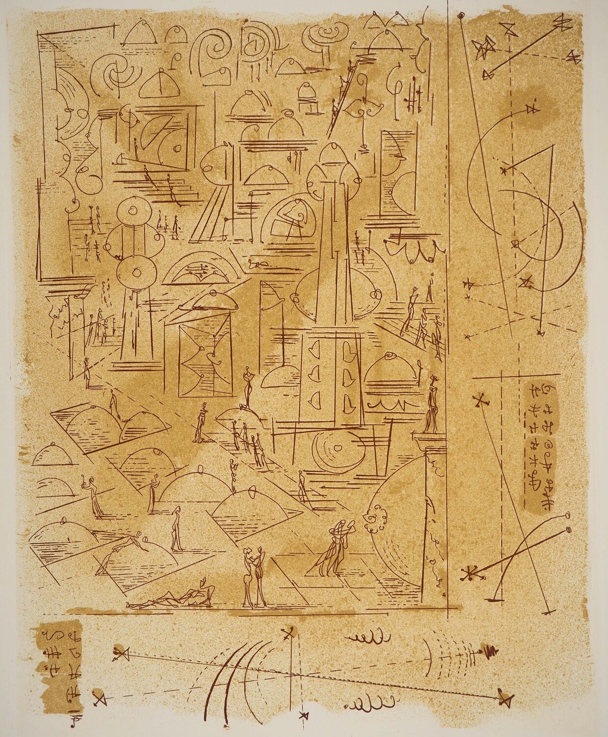 Urbanisme senologiqu André Masson Druck zu verkaufen