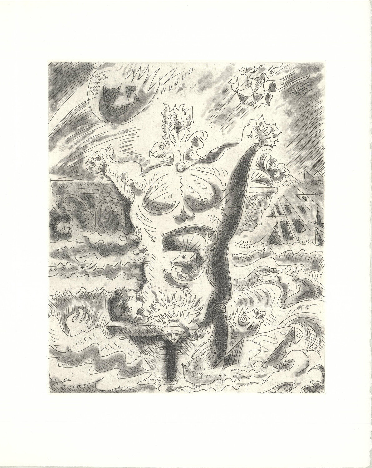 Le Septieme Chant II André Masson Druck zu verkaufen