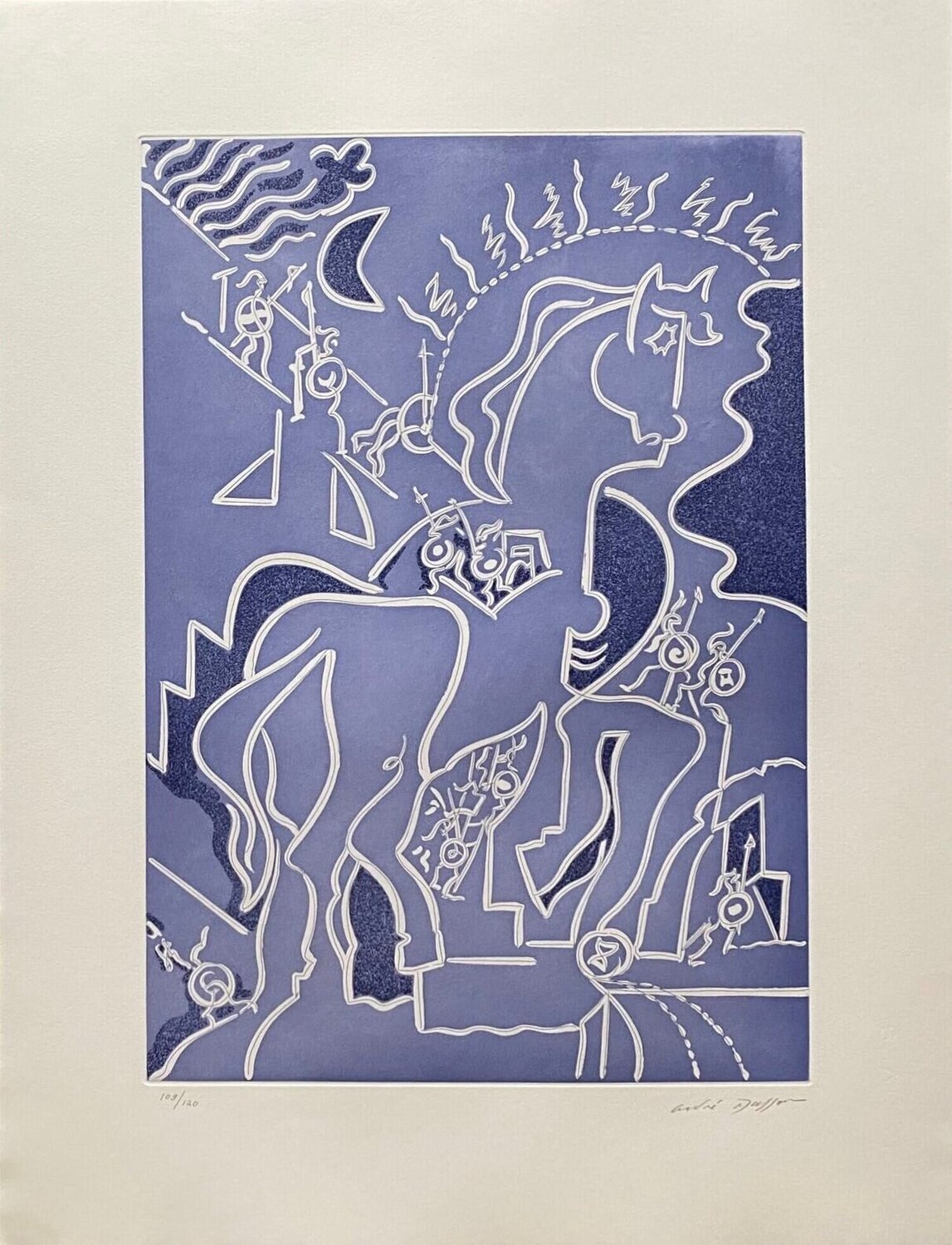 Cheval de Troie André Masson Stampa in vendita