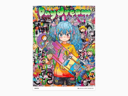 Hope In The Street Corner 🛹🚏🏂 di Mr., Stampa in vendita su Singulart