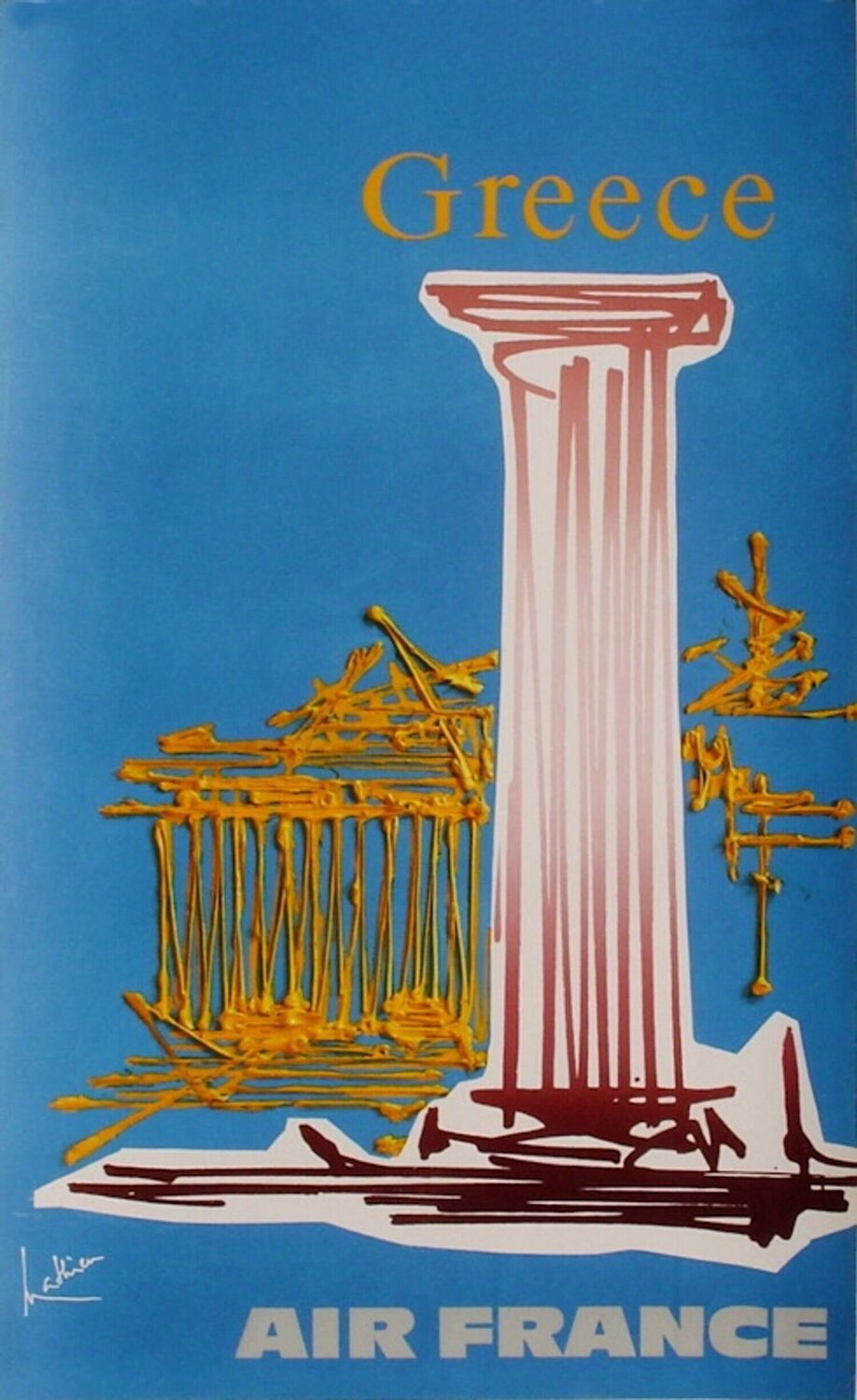 Air France - Grèce Georges Mathieu