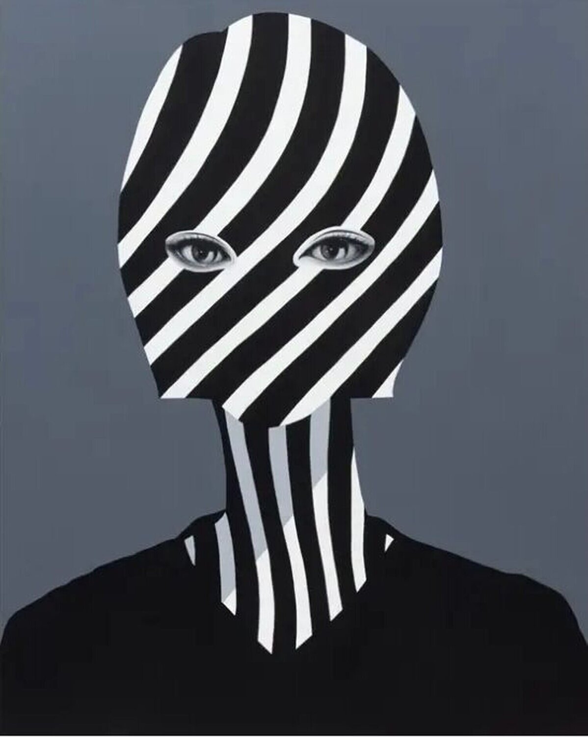 Portrait of Dazzle Shigeki Matsuyama Originalgemälde zu verkaufen
