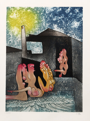 La Danse de la Mort  - Planche 1 (293) van Roberto Matta, Afdruk te koop op Singulart
