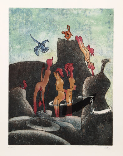 La Danse de la Mort  - Planche 3 (295) van Roberto Matta, Afdruk te koop op Singulart