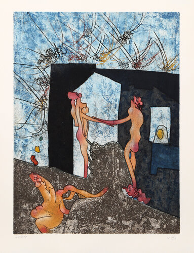 La Danse de la Mort  - Planche 5 (297) van Roberto Matta, Afdruk te koop op Singulart