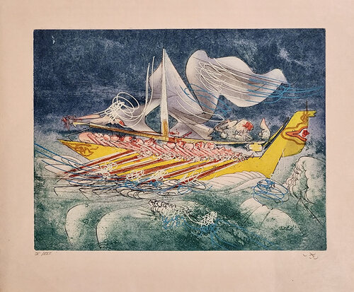 Foret de damnes from Hom'mere II L' Eautre van Roberto Matta, Afdruk te koop op Singulart