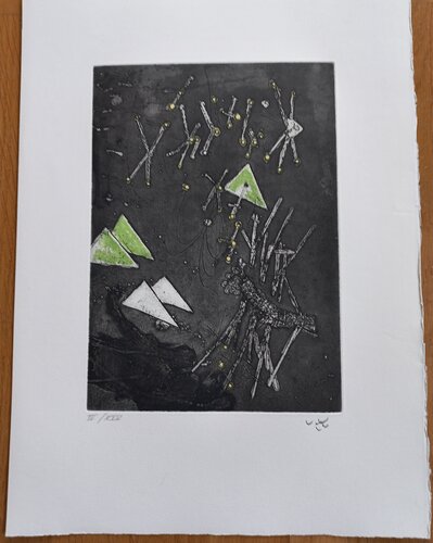 Droites Liberees plate XI van Roberto Matta, Afdruk te koop op Singulart