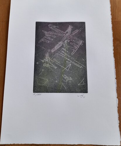 Droites Liberees plate IV van Roberto Matta, Afdruk te koop op Singulart