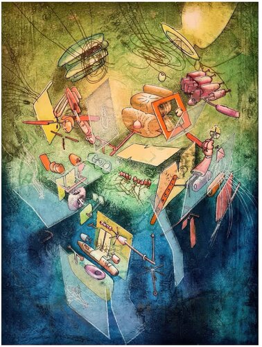 OUVRE L'INSTANT van Roberto Matta, Afdruk te koop op Singulart