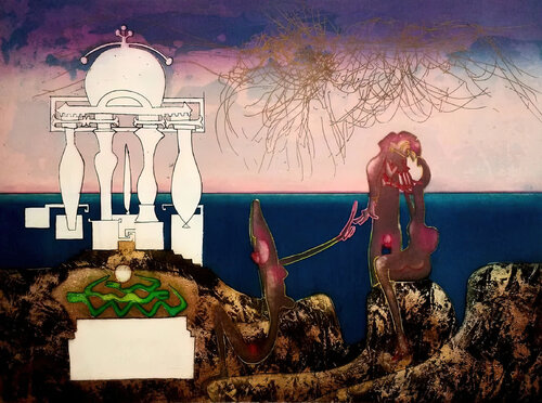 L'ARC OBSCUR DES HEURES, 6 AM van Roberto Matta, Afdruk te koop op Singulart