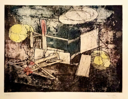PASSAGE ET SAGE DU COUPLE, PLANCHA 6 von Roberto Matta, Druck kaufen auf Singulart