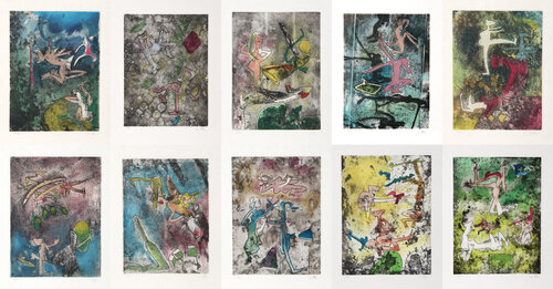 Centre Noeuds Portfolio van Roberto Matta, Afdruk te koop op Singulart
