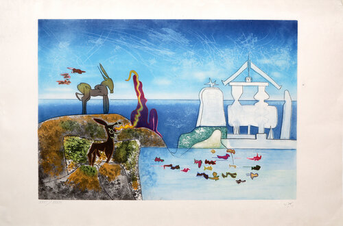 8 AM from L'Arc Obscure des Heures von Roberto Matta, Druck kaufen auf Singulart