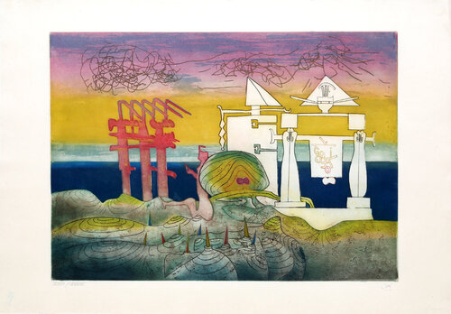 8 PM from L'Arc Obscure des Heures von Roberto Matta, Druck kaufen auf Singulart