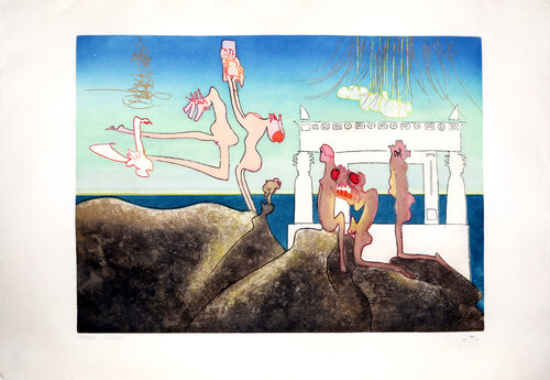 10 AM from L'Arc Obscure des Heures by Roberto Matta, Print for Sale on Singulart
