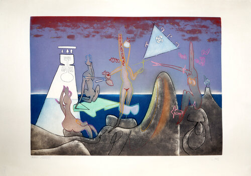 4 AM from L'Arc Obscure des Heures van Roberto Matta, Afdruk te koop op Singulart