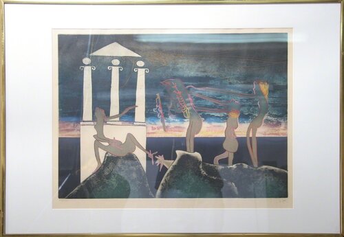 10 PM from L'Arc Obscur des Heures von Roberto Matta, Druck kaufen auf Singulart