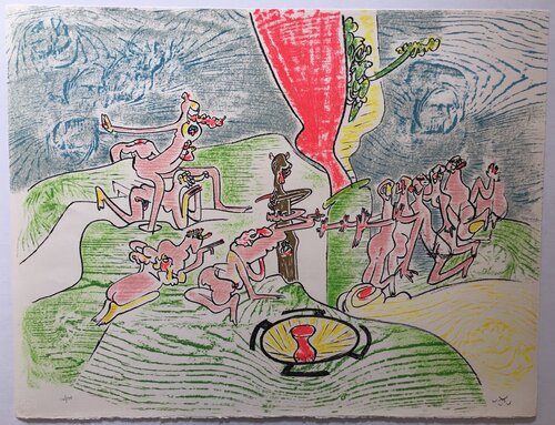 Or dur or aison von Roberto Matta, Druck kaufen auf Singulart